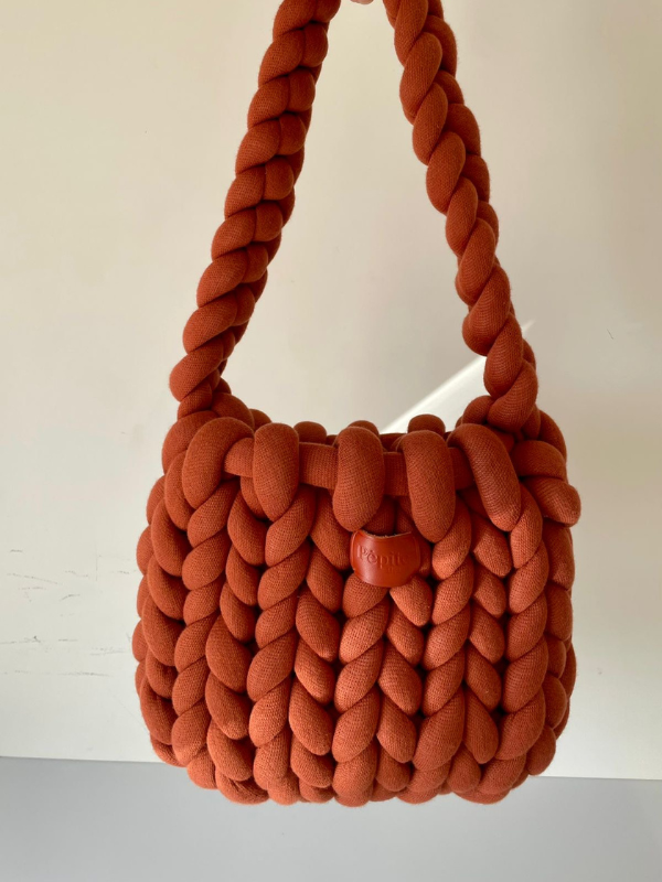 Sac Fluffy Terracota Pépite