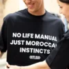 T-shirt-NO-LIFE-MANUAL-OUTLOUD