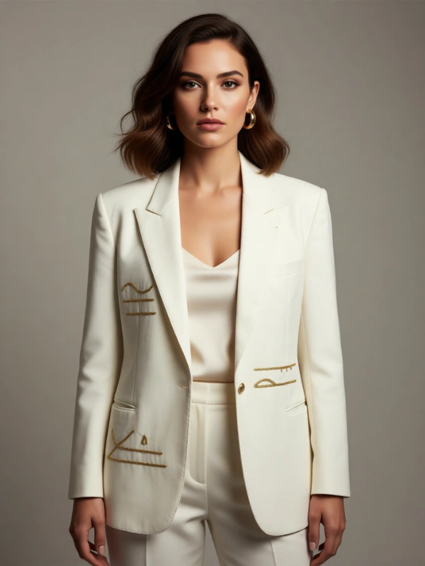 Blazer Royal Gold Maison Perenne﻿