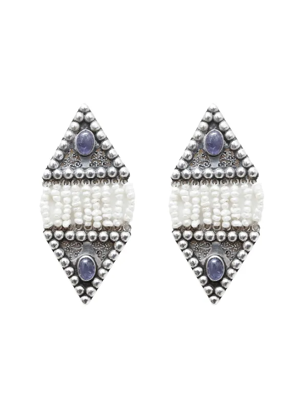 Boucles-d'oreilles-Jade-Rain-Pearl-Bleu