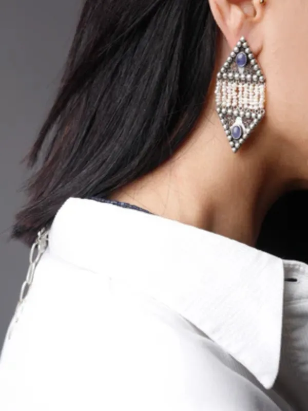 Boucles-d'oreilles-Jade-Rain-Pearl-Bleu