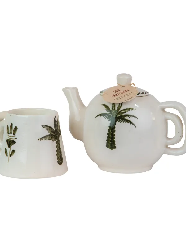 Ensemble-Theiere-et-mugs-palms-vert-Mamatifa