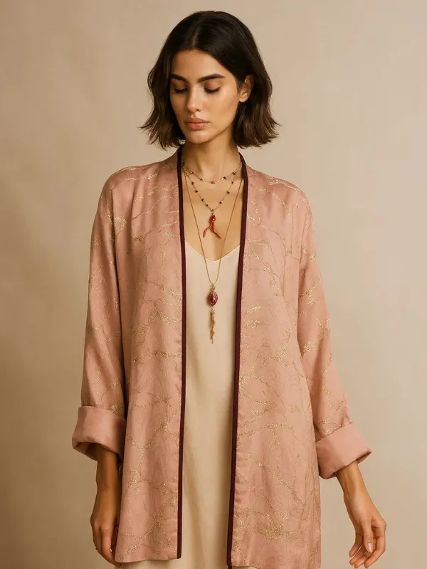 Haori-en-Brochet-Rose-Poudre-Magenta