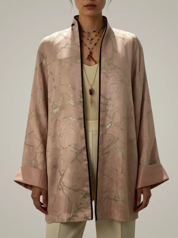 Haori-en-Brochet-Rose-Poudre-Magenta