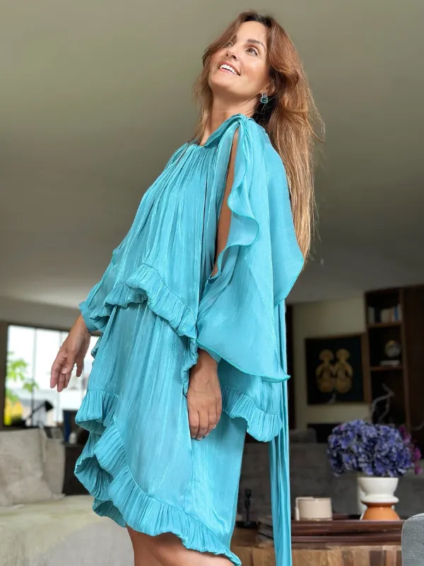 Robe-Sola-Turquoise-Atelier-ola-sol-