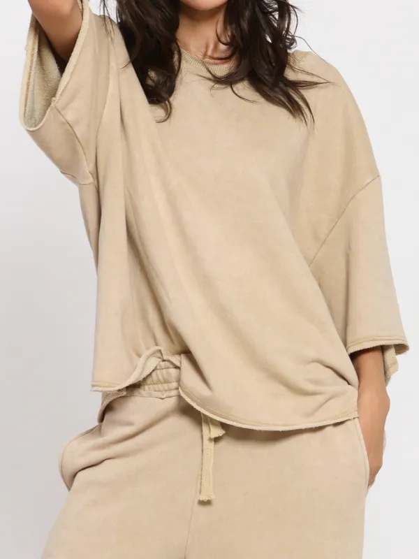 T-shirt-TEVA-Beige-Sand-La-Bedouine