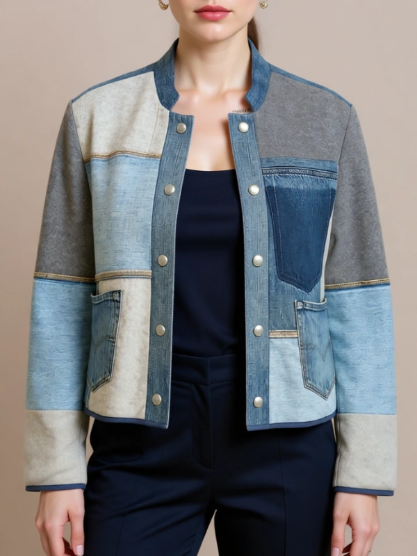 Veste cachemire et Jean 001 Maison Perenne﻿