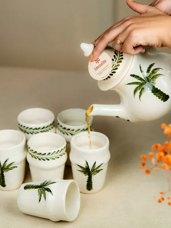 Tea-time-a-la-maison-palms-vert