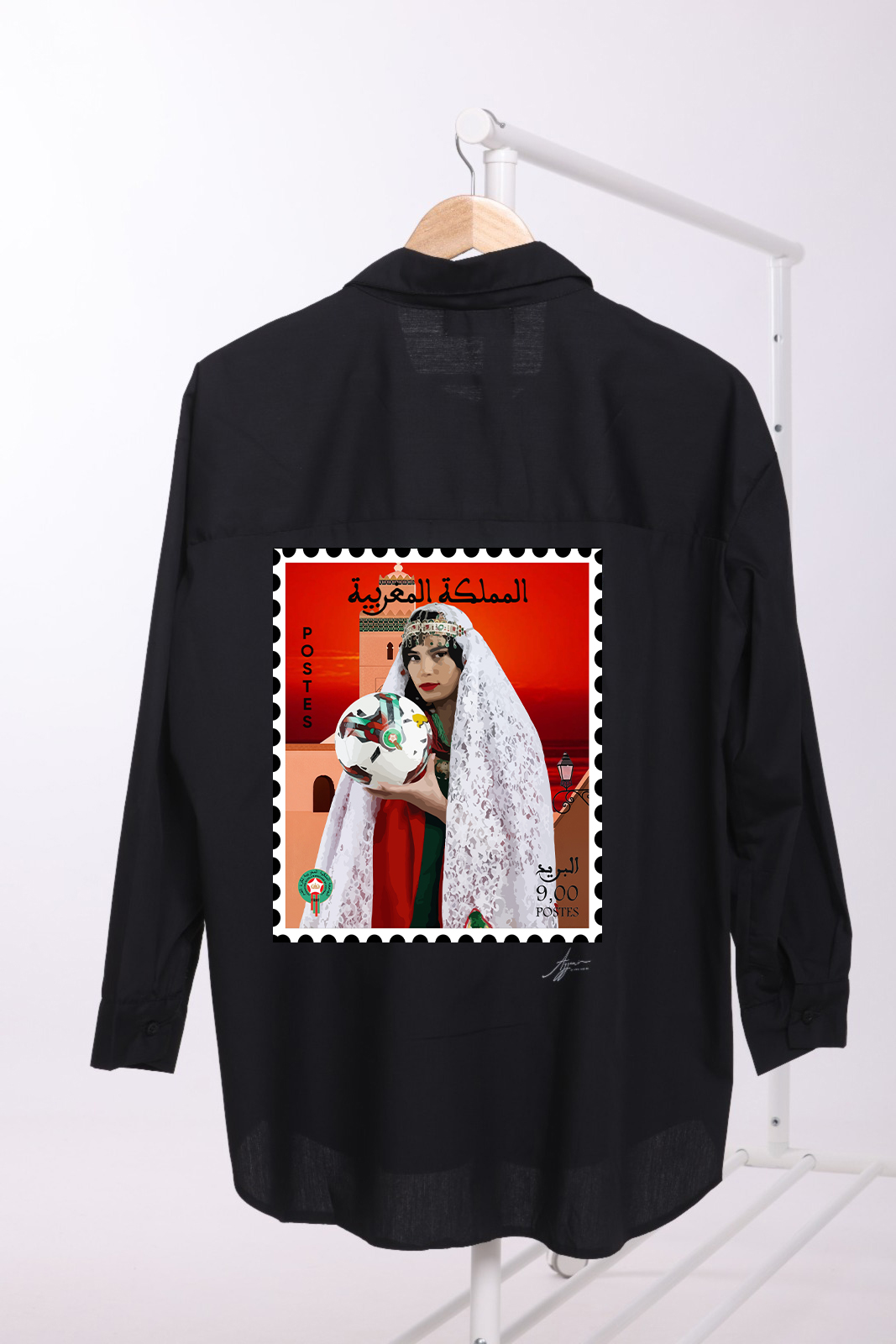 Chemise Noire Oversize – Image 6