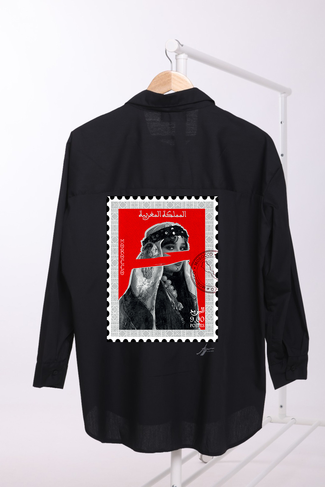 Chemise Noire Oversize – Image 8