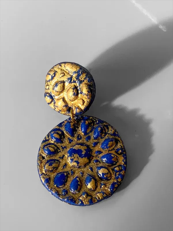 Boucle-ZEllIGE-bleu-majorelle-Atelier-zarafa