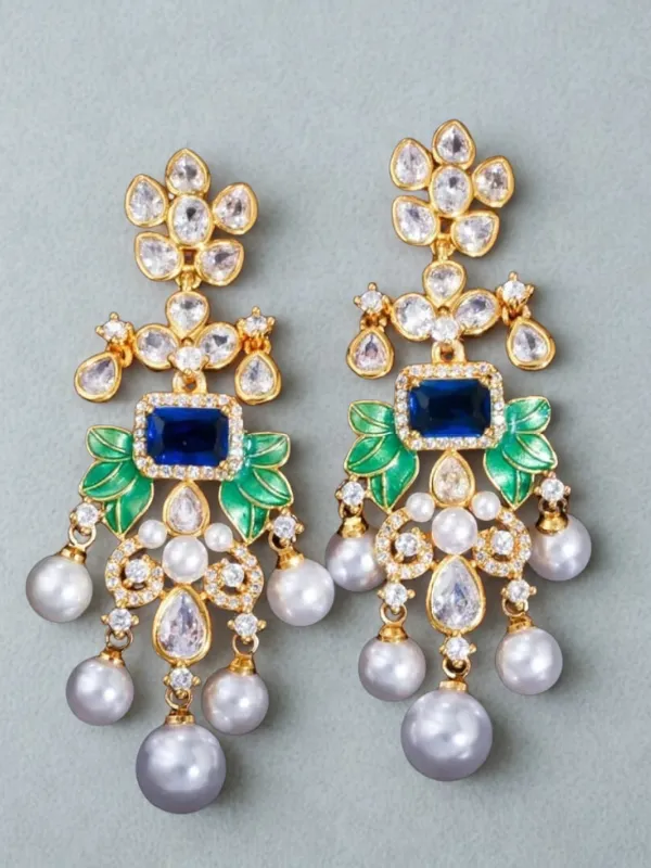 Boucles-doreilles-Cascade-bleu-perlee-Noualis