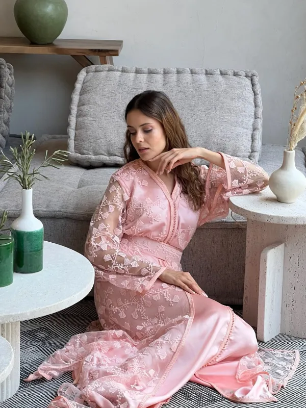 Caftan-Rose-Maison-OrienTouch