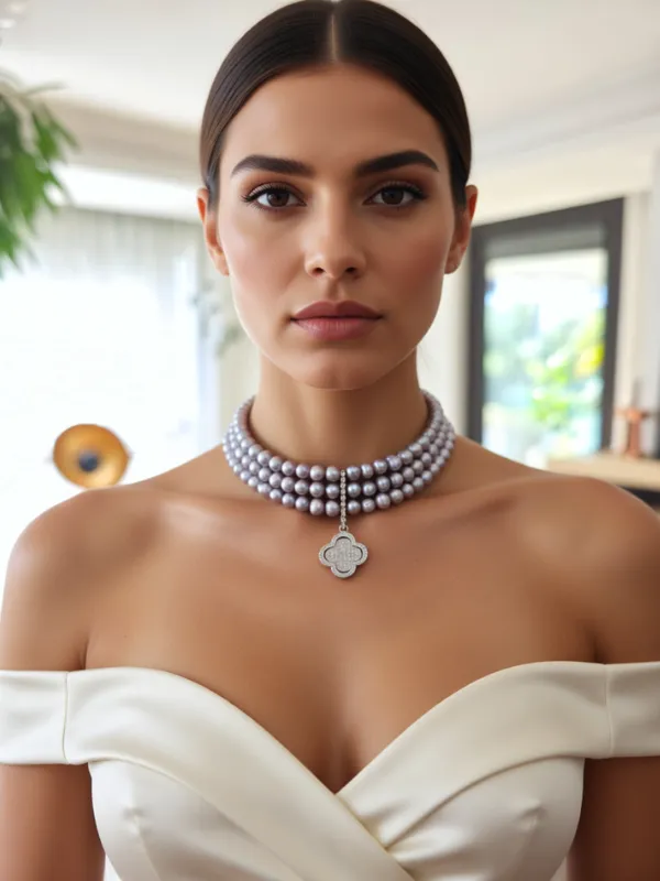 Collier-Trefle-Perle-Gris-Noualis