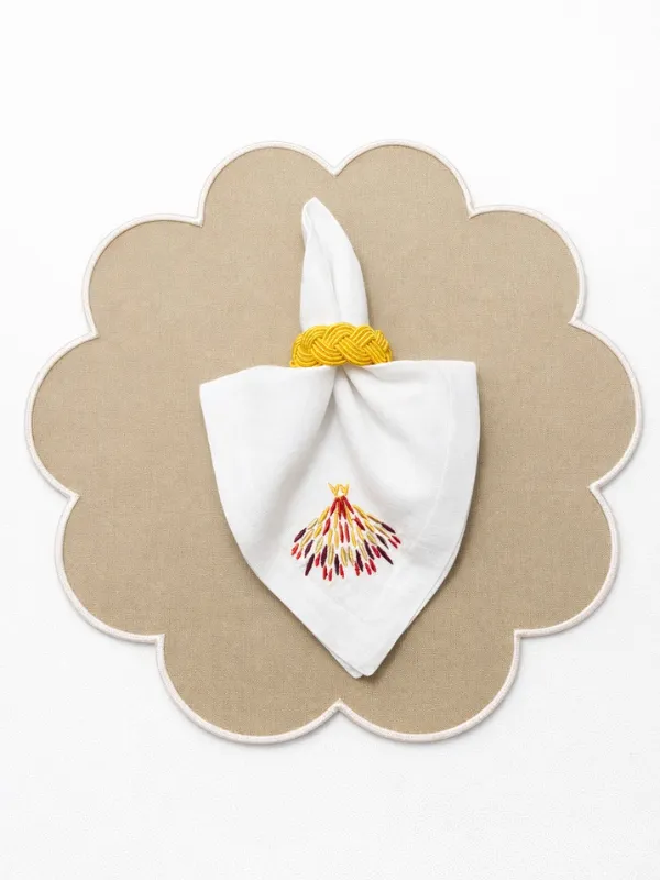 6-Sets-De-Table-Paon-Fee-a-Tanger