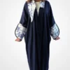 Abaya-Azul-Lin-Mf01-Hara-Nomade