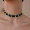 Choker-Agate-Verte-Moroccan-Concept
