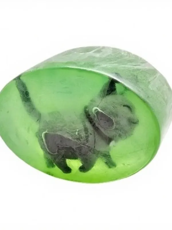 Savon-Figurine-Chat-Parfum-Pomme-SWIBI