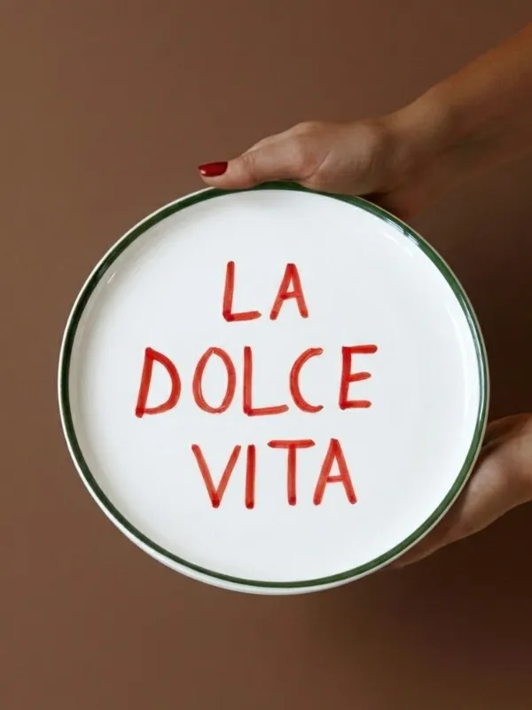 Assiette La dolce vita