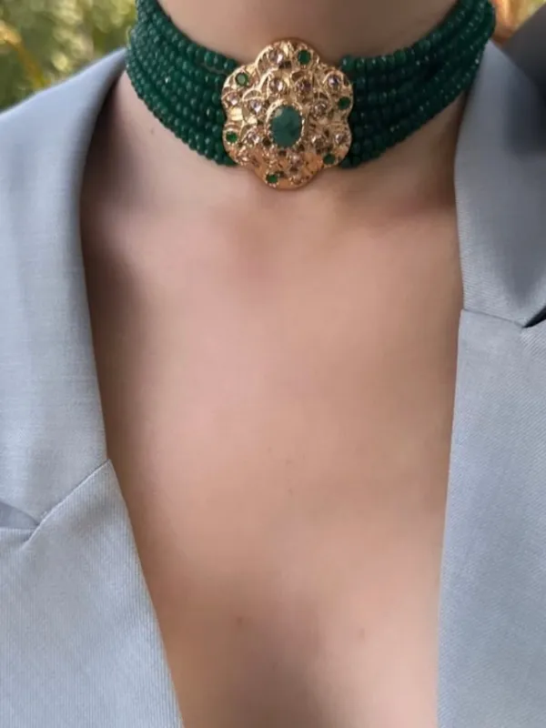 Choker-Majeste-Emeraude-Majesty-Jewelry