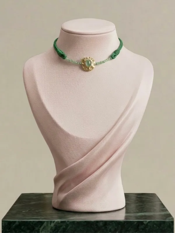Choker-Oree-verte-Majesty-Jewelry