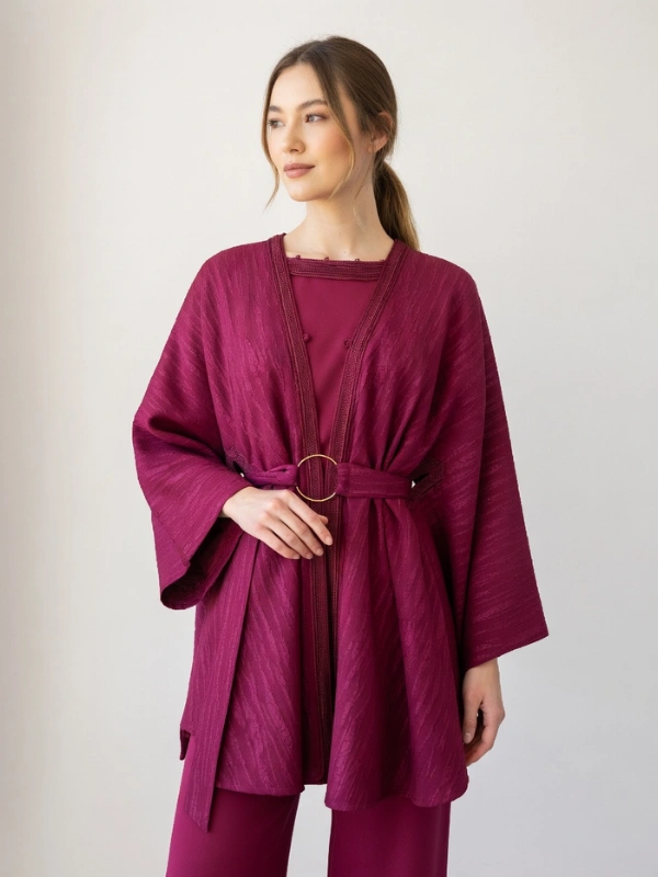 Ensemble Ligne douce bordeaux