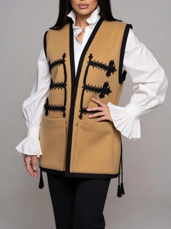 Gilet Maâlem Beige