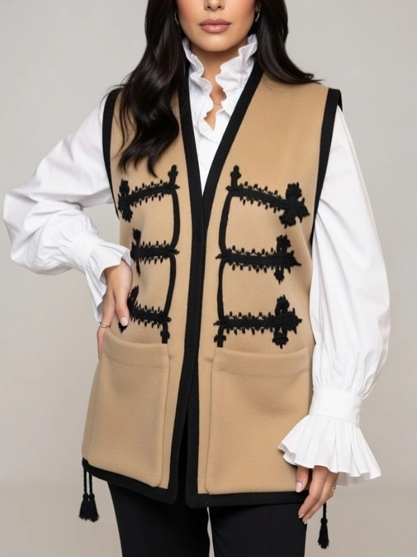 Gilet Maâlem Beige