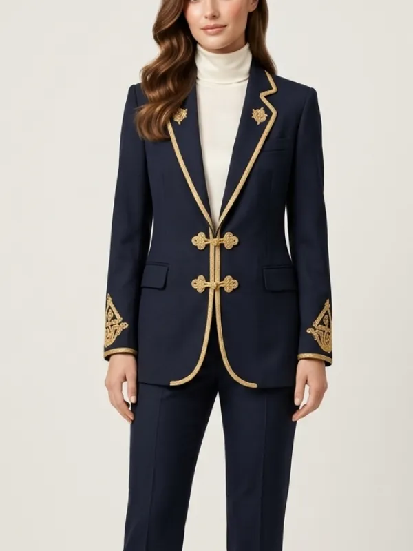 Blazer-Bleu-marine-dore-Bershmann