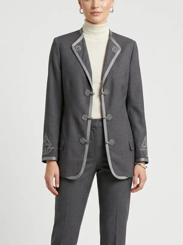 Blazer-Gris-brode-avec-gris-clair-Bershmann