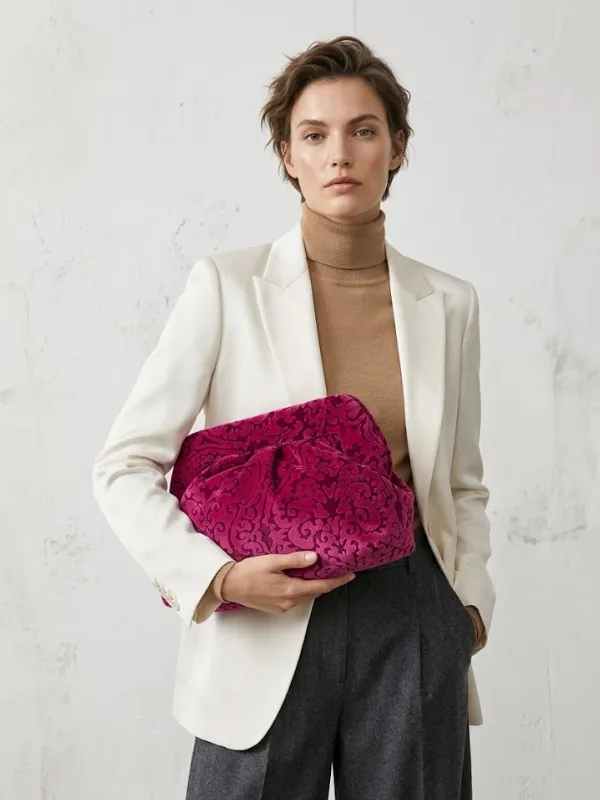 Pochette-Grande-velours-rose