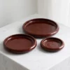 Set-de-3-assiettes-Amur-en-ceramique-artisanale-Bordeaux-Ajbir-