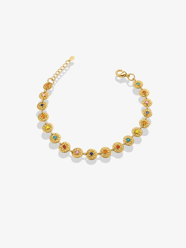 Chaîne de cheville multicolore – Image 2
