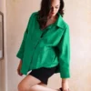 Chemise-Pur-Coton-Oversize-Vert-Sao-eleven