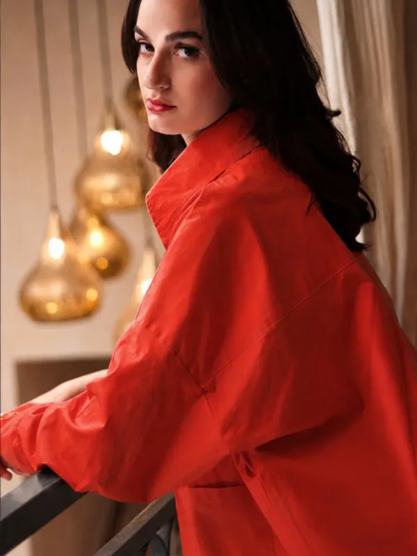 Chemise-Pur-Coton-Oversize-rouge-corail-sao-eleven