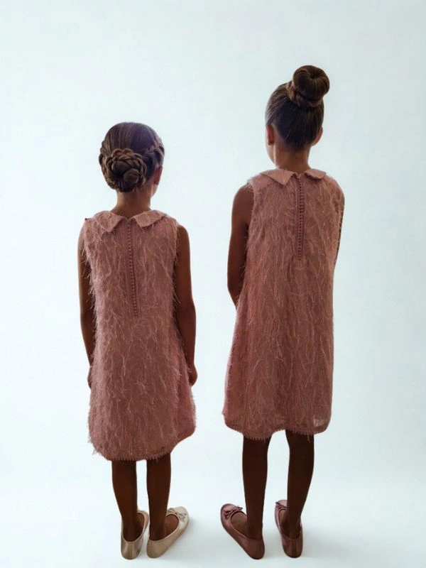 Robe coupe Kennedy et col claudine