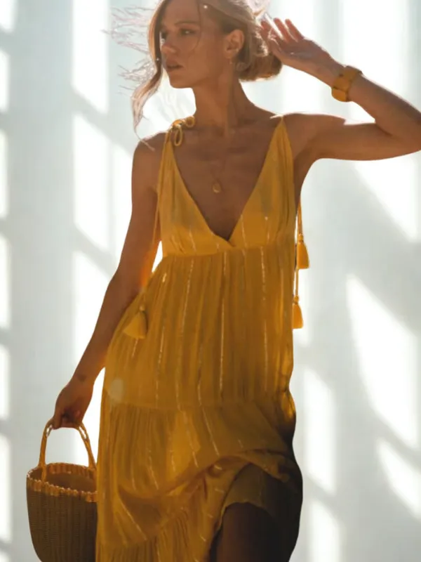 Robe-Daisy-Jaune-Bahaar-paris