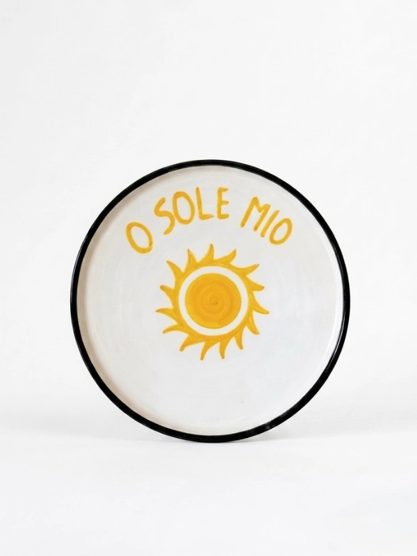 Assiette O SOLE MIO