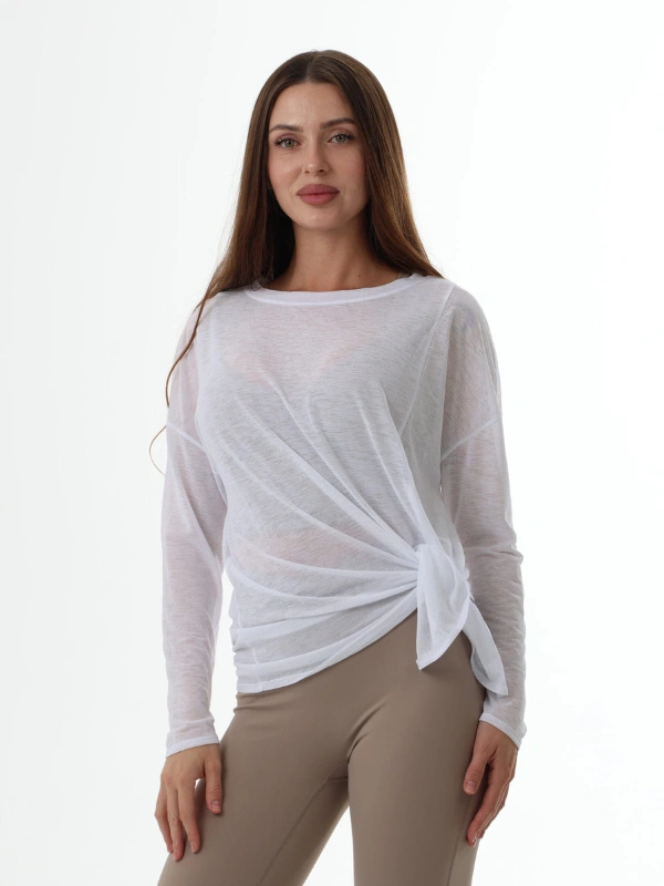 Long Sleeve Knot Top – Image 3