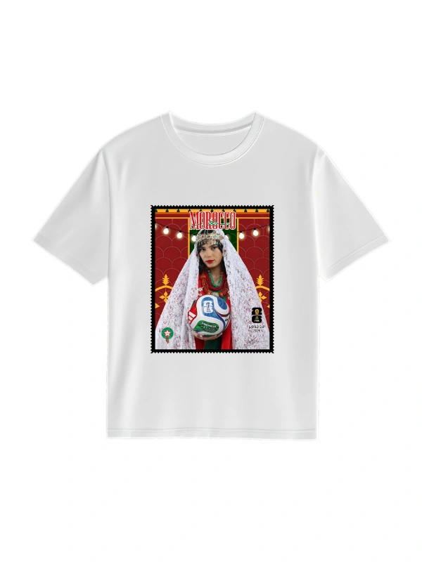 T-shirt oversize blanc world cup 26 – Image 5