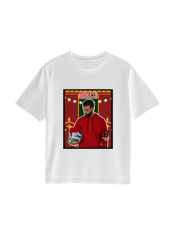 T-shirt oversize blanc world cup 26 – Image 4