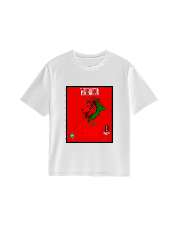 T-shirt oversize blanc world cup 26 – Image 3
