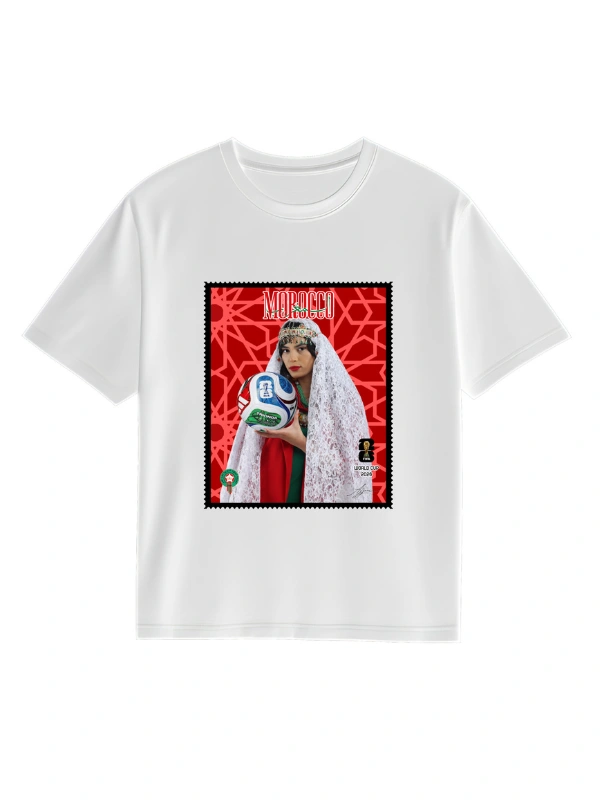 T-shirt oversize blanc world cup 26 – Image 7