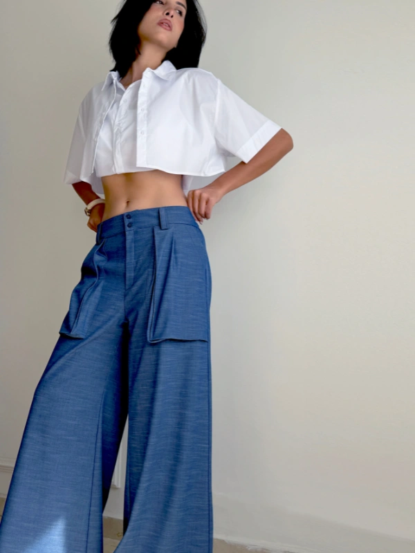 Amira Cargo Pants Cup of sea﻿