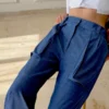 Amira Cargo Pants Cup of sea﻿