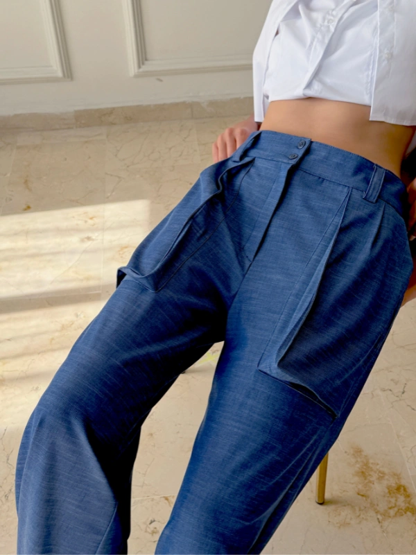 Amira Cargo Pants Cup of sea﻿
