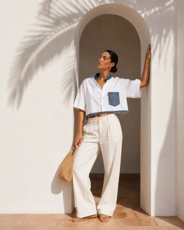 Chemise Levis' Blanc