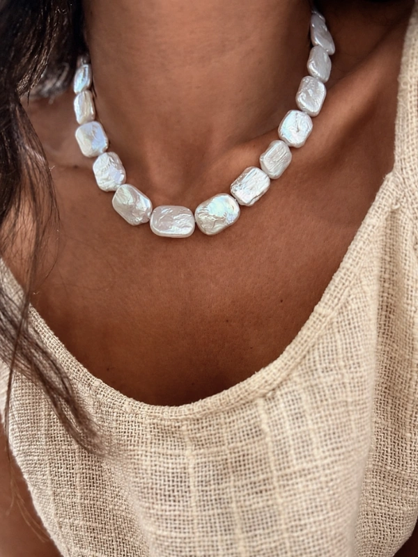 Collier Perles de Culture Baroques