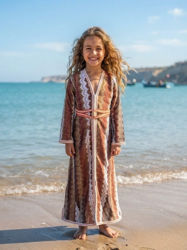 Robe caftan style Missoni Kids