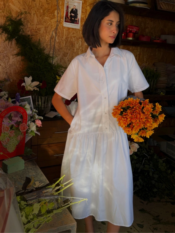 HAYAT Shirt Dress Cup of sea﻿ irthy